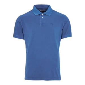 BARBOUR Washed Sports Polo Midlayers MML1127 BL97 Marine Blue