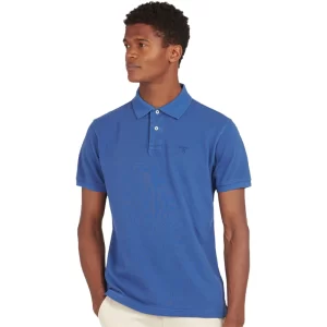 BARBOUR Washed Sports Polo Midlayers MML1127 BL97 Marine Blue
