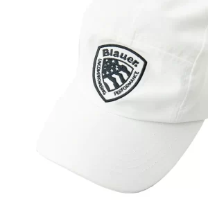 Blauer cappellino visiera uomo 24SBLUA04527 6884 102 Bianco