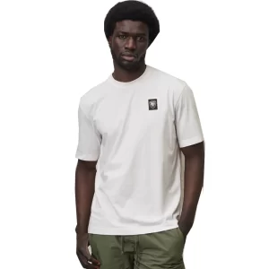 Blauer uomo t shirt manica corta 24SBLUH02243 6807 102 Avorio