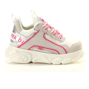 Buffalo Sneakers CLD CHAI Vegan Nabuck 1630869 Grey Silver Pink