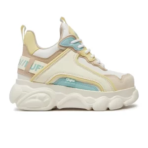 Buffalo Sneakers Donna CLD CHAI Vegan Nabuck Cream Vanilla 1636104 C5
