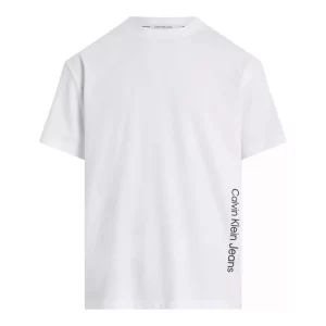 Calvin Klein Diffused Graphic Tee uomo J30J325191YAF Bright White