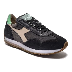 Diadora Equipe Dirty Stone Wash Nero Grigio Ciottolo