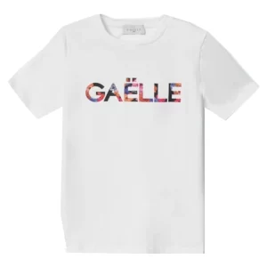 Gaelle t shirt donna 100% cotone GAABW00349 Bianco