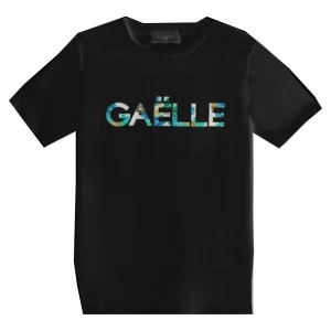 Gaelle t shirt donna 100% cotone GAABW00349 Nero