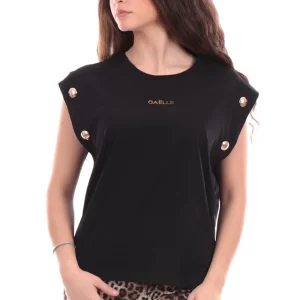 Gaelle t shirt donna GAABW00496 Nero