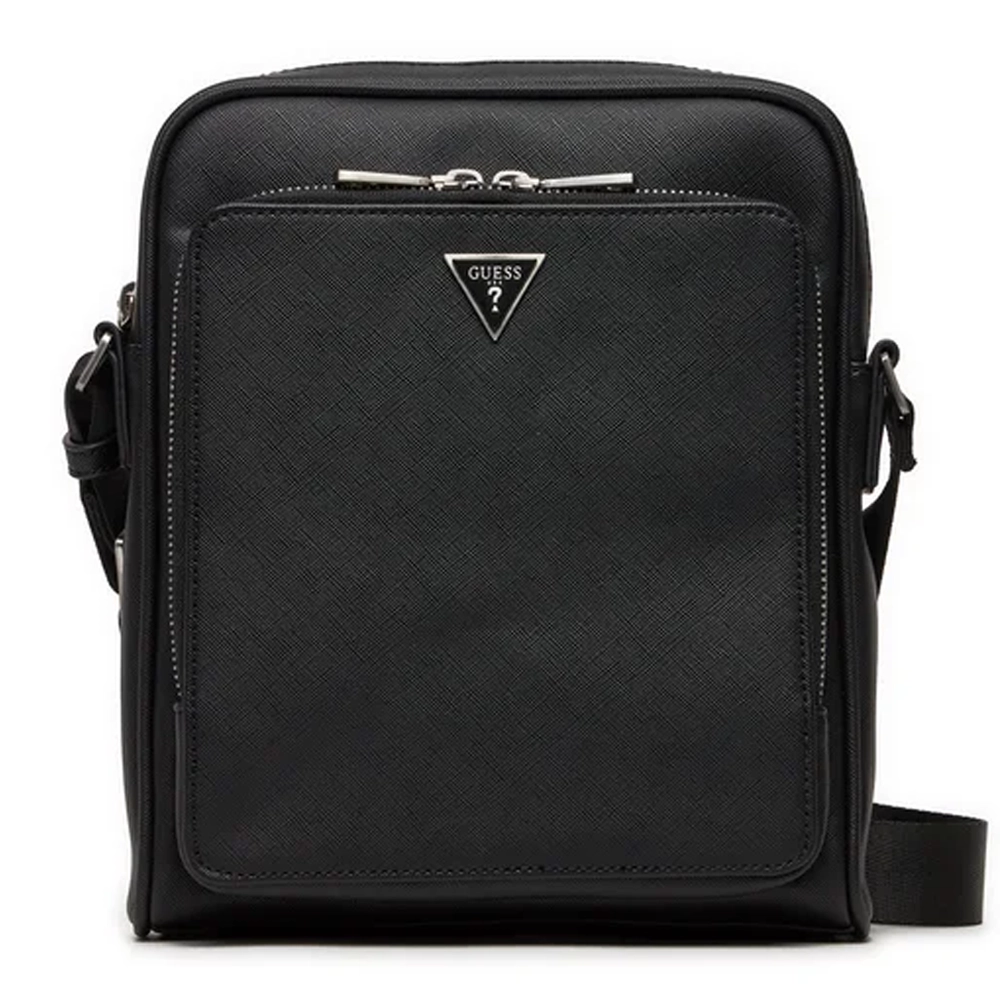 Guess borsello a tracolla uomo Milano HMMISA P4260 BLA Black Abbigliamento Mediterraneo