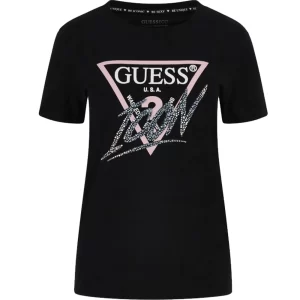 Guess t shirt donna Icon W4RI41 I3Z14 JBLK Black