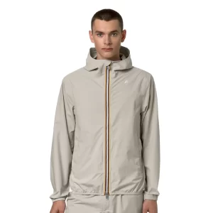 K-Way Jack Stretch Dot Giacca corta uomo K5127QW 634 Beige Light
