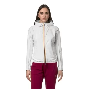 K-Way Lily Stretch Dot giacca corta donna K5127LW 001 White