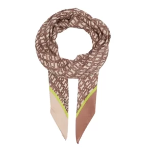 Liu Jo Foulard Print 120 x 120 Natural monogram 2A4049 T0300 U9400