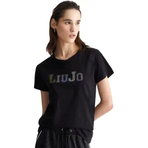 Liu Jo T shirt donna TA4204 JS923 22222 Black
