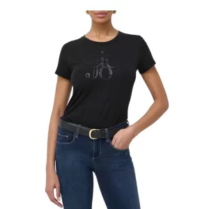 Liu Jo T shirt donna maniche corte TA4136 JS003 R9733 Nero Shine