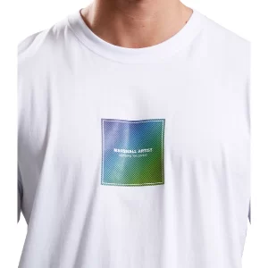Marshall Artist T Shirt uomo Linear Box M10826 002 White