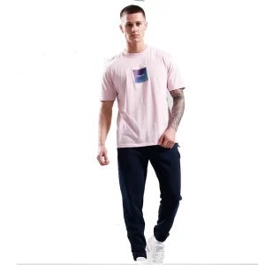 Marshall Artist T Shirt uomo Linear Box M10826 009 Pink