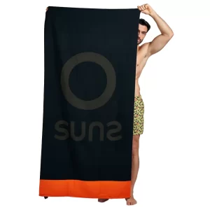 Suns telo mare Towel Logo TMS41001U V1 Black