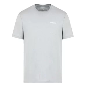 Armani Exchange T Shirt Uomo 8NZT91 Z8H4Z 1996 Light Grey