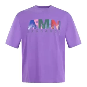 Armani Exchange T shirt uomo 3DZTKA ZJH4Z 1356 Pansy