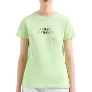 Armani Exchange t shirt donna 3DYT14 YJDGZ 1889 Agave