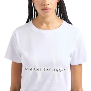 Armani Exchange t shirt donna 3DYT43 YJ3RZ 1000 Optic White