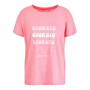 Armani Exchange t shirt donna 3DYT66 YJ3SZ 14BH Watermelon