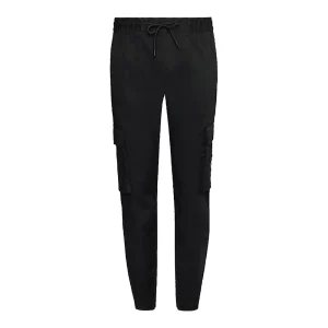 Calvin Klein Pantaloni uomo Skinny washed cargo J30J324696BEH Nero