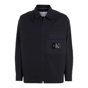 Calvin Klein overshirt uomo Mix Media J30J324617BEH Nero