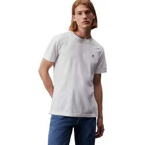 Calvin Klein t shirt uomo Embro Badge J30J325268YAF Bright White