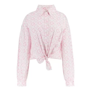 Guess Camicia Dea Bowed donna W4RH59 WE2Q0 P6CC Pattern Pink