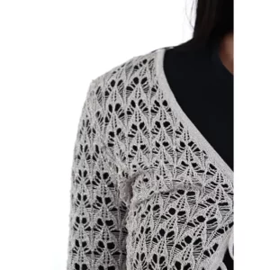 Guess Cardigan Clarissa donna W4GR13 Z3E22 F97H Silver Lurex