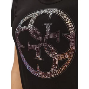Guess T shirt donna 4G Logo W4GI29 J1314 JBLK Black