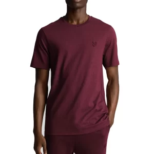 Lyle & Scott T Shirt TS400TON Z562 Burgundy
