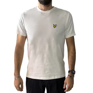 Lyle & Scott T Shirt uomo Football for all TS400GR1 X703 White Purple