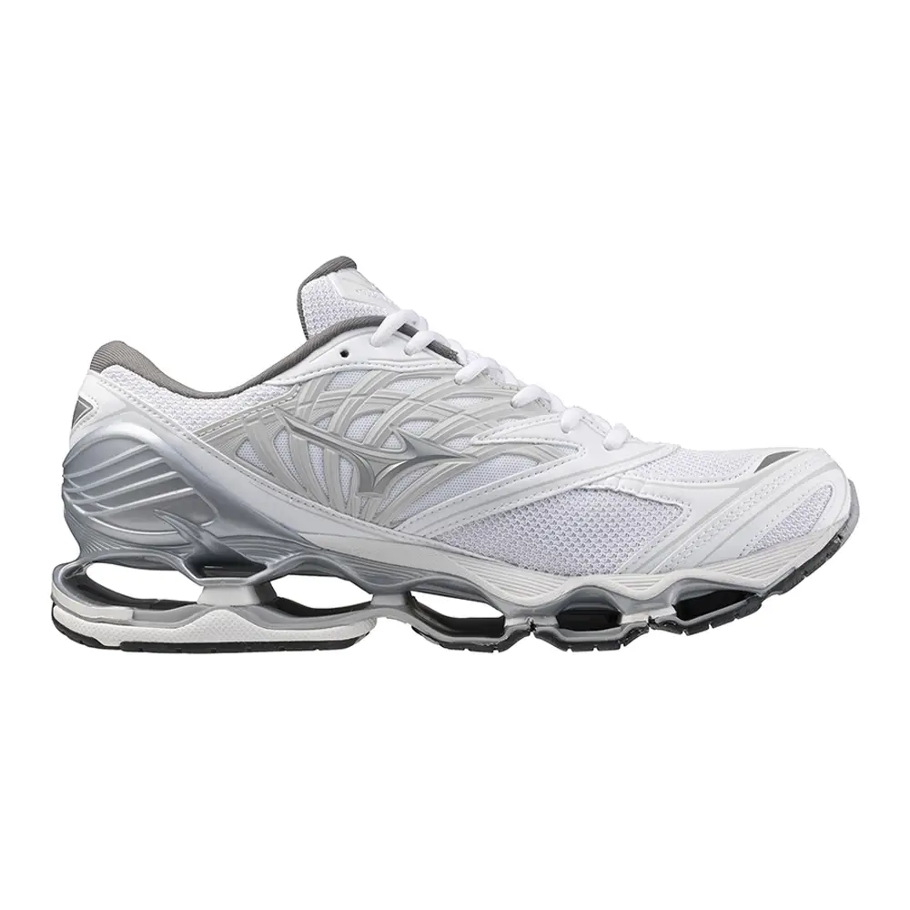 Mizuno scarpe sportive uomo D1GA3337 02 Wave Prophecy LS White Silver Abbigliamento Mediterraneo