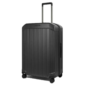 Piquadro Trolley Medio 4 ruote in policarbonato BV6393PQL NO Nero Opaco