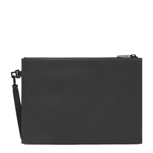 Piquadro pochette ipad 11 pollici in pelle manico removibile AC6368S130 N nero