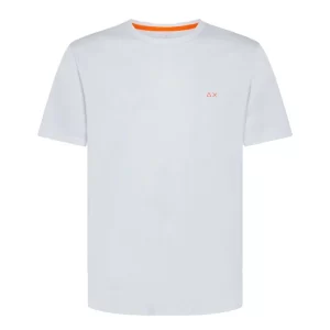 SUN68 T shirt uomo solid T34123 01 Bianco