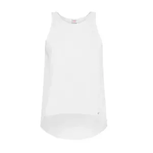 SUN68 top mixed long tank donna T342256 01 bianco_1