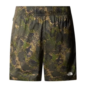 The North Face Short print NF0A886W1BI forest olive