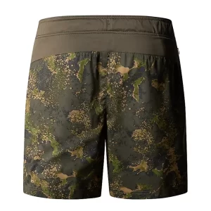 The North Face Short print NF0A886W1BI forest olive