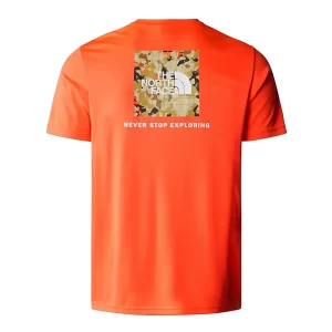 The North Face t shirt reaxion NF0A4CDWQI4 red flam