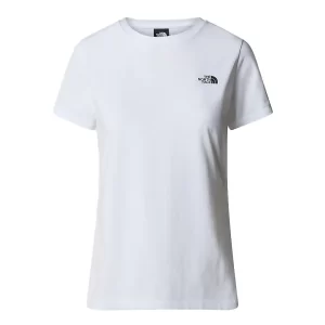 The North Face t shirt simple dome donna NF0A87NHFN4 White