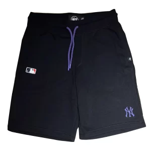 47 Shorts french terry Base Runner EMB Helix New York Yankees BB017PMSWPB610493JK Jet Black