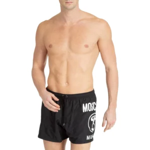 Moschino costume boxer mare Nylon A4287 9301 555 New Nero