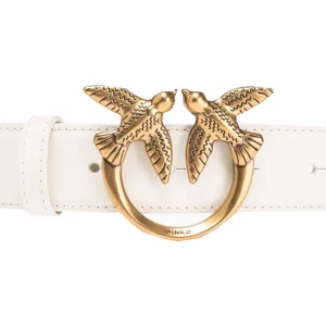 Pinko Belt Love Berry seta bianco 100125 A0F1 Z14Q