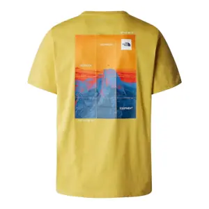 The North Face T Shirt uomo Foundation heatgraphic tee NF0A882XQOA yellow silt
