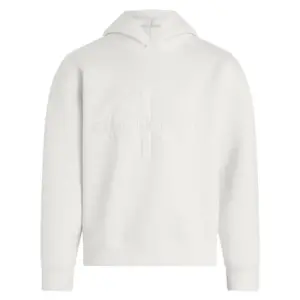 Calvin Klein Felpa Hoodie Scuba J30J326056YBI Bianco__2