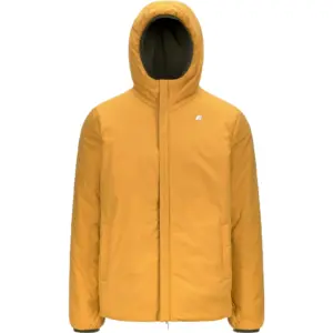 K-Way giacca corta uomo Jack St Warm Double Green C - Yellow I