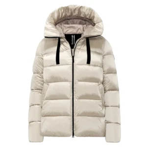 Bomboogie giubbino corto donna in vera piuma Rome GW6012 T DLC4 503 Cristal Grey